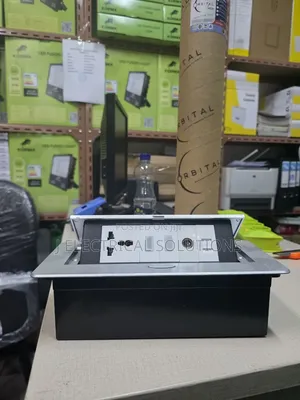 Executive Conference Table Pop-Up Multimedia Power & Data Socket Box