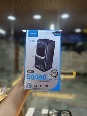 T-Max 50,000mAh Power Bank (22.5W Fast Charging