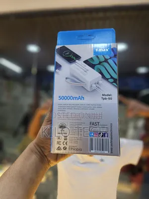 T-Max 50,000mAh Power Bank (22.5W Fast Charging