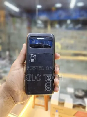 T-Max 20,000mAh Power Bank With Built-in Cables (22.5W Fast Charge)