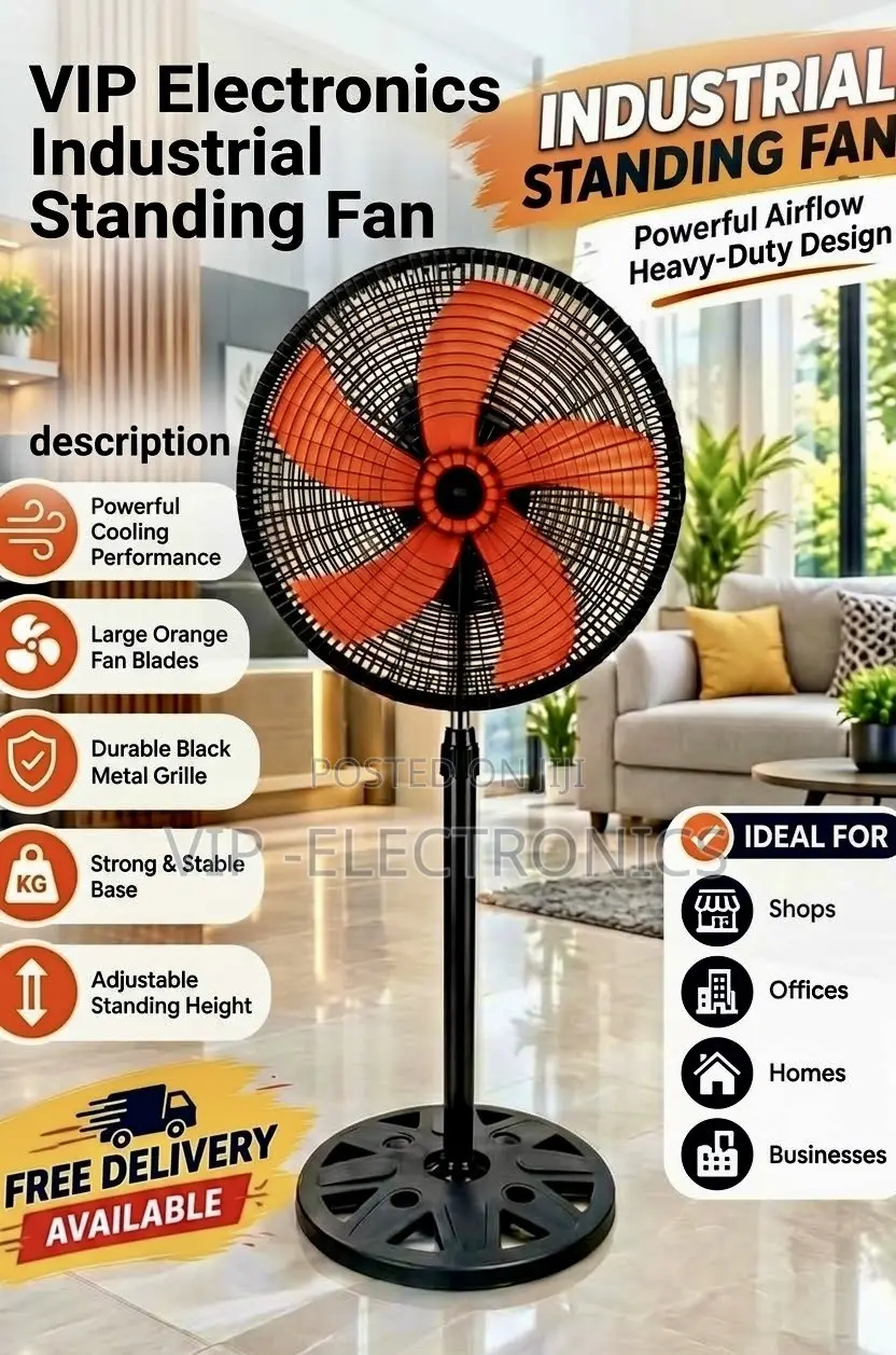 Proud Standing Fan 18 Inch – High-Quality Powerful Cooling Fan