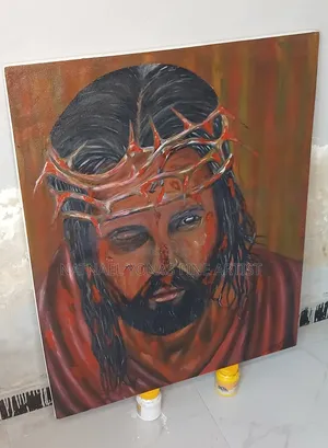 በእጅ የተሳለ መንፈሳዊ Acrylic Painting