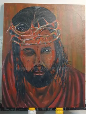 በእጅ የተሳለ መንፈሳዊ Acrylic Painting