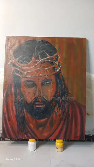 በእጅ የተሳለ መንፈሳዊ Acrylic Painting