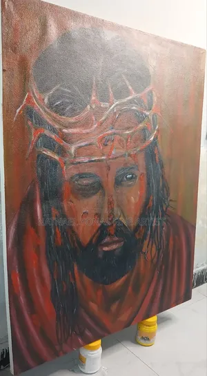 በእጅ የተሳለ መንፈሳዊ Acrylic Painting