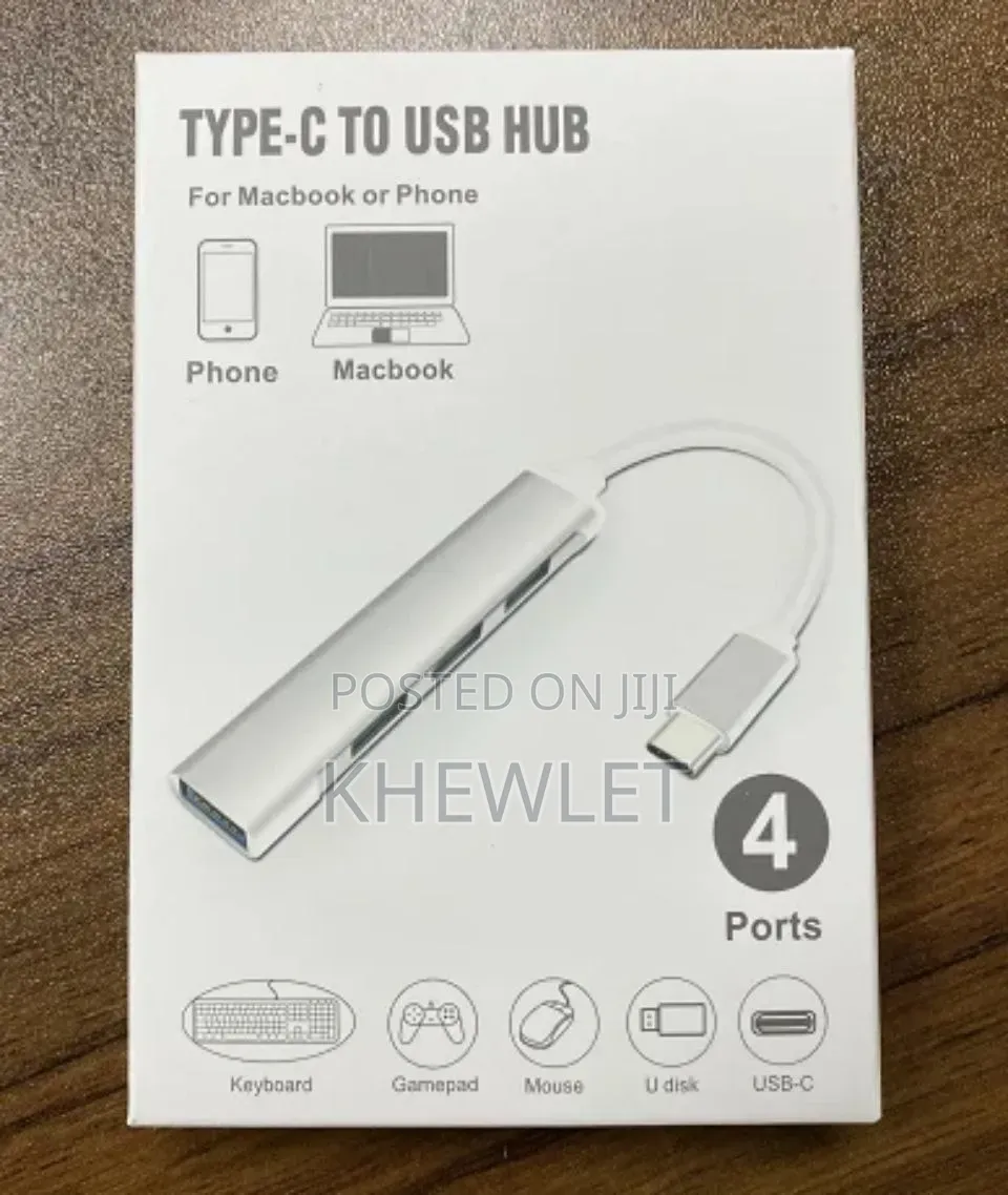 Type-C to USB HUB 4 Ports