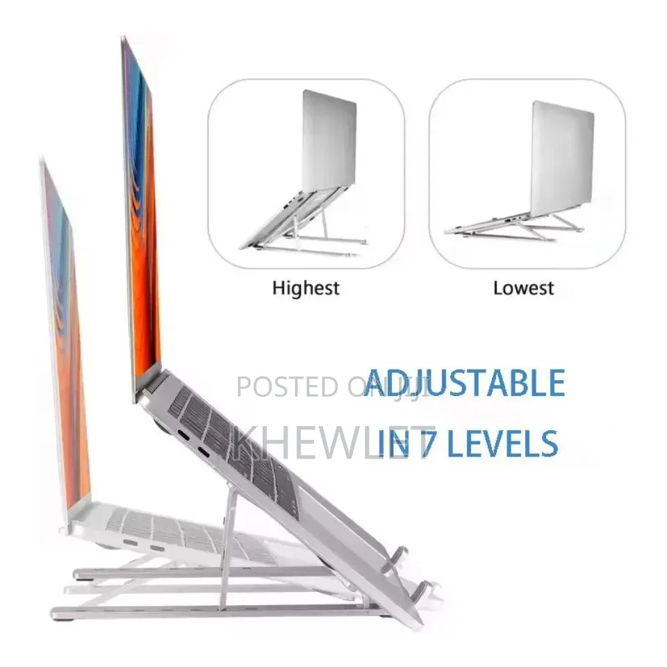 Adjustable Aluminum Laptop Stand 7 Levels