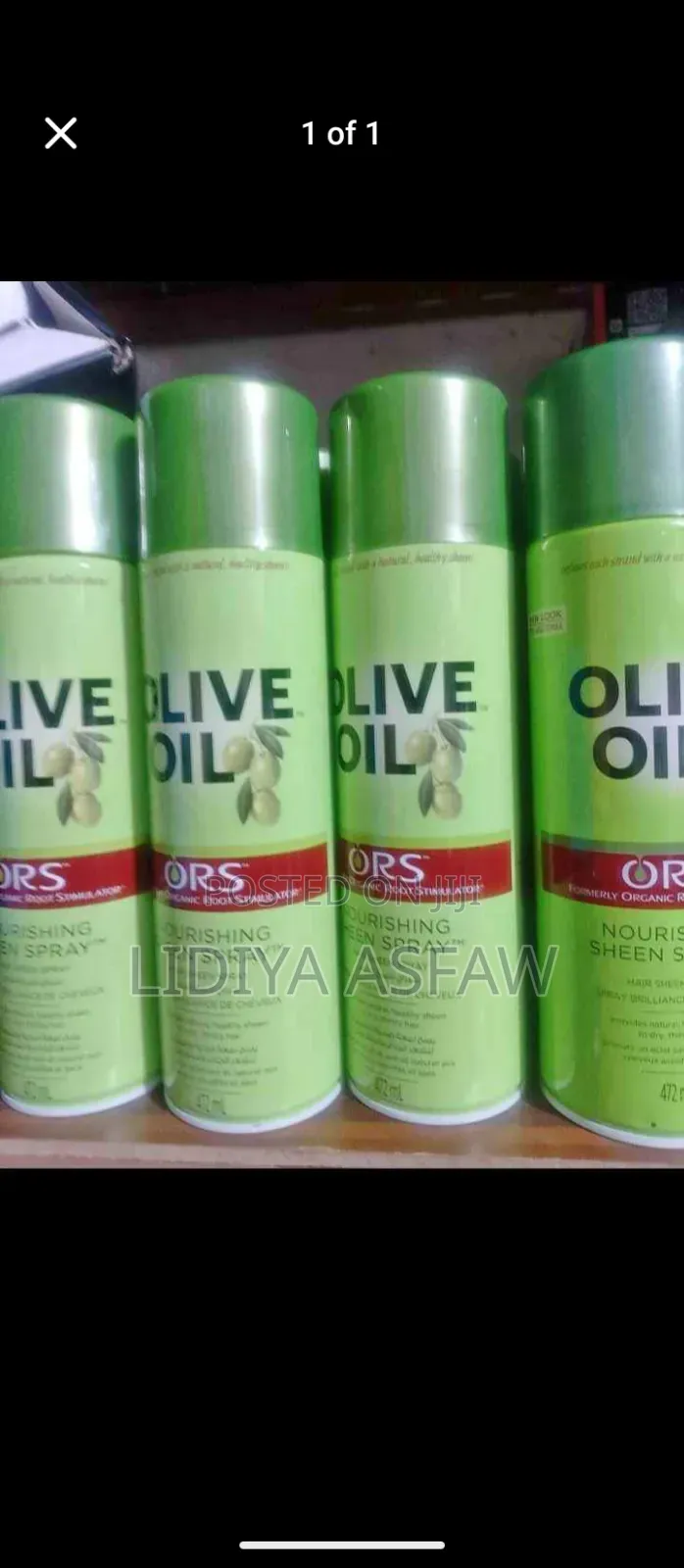 Olive Oil Hair Spray