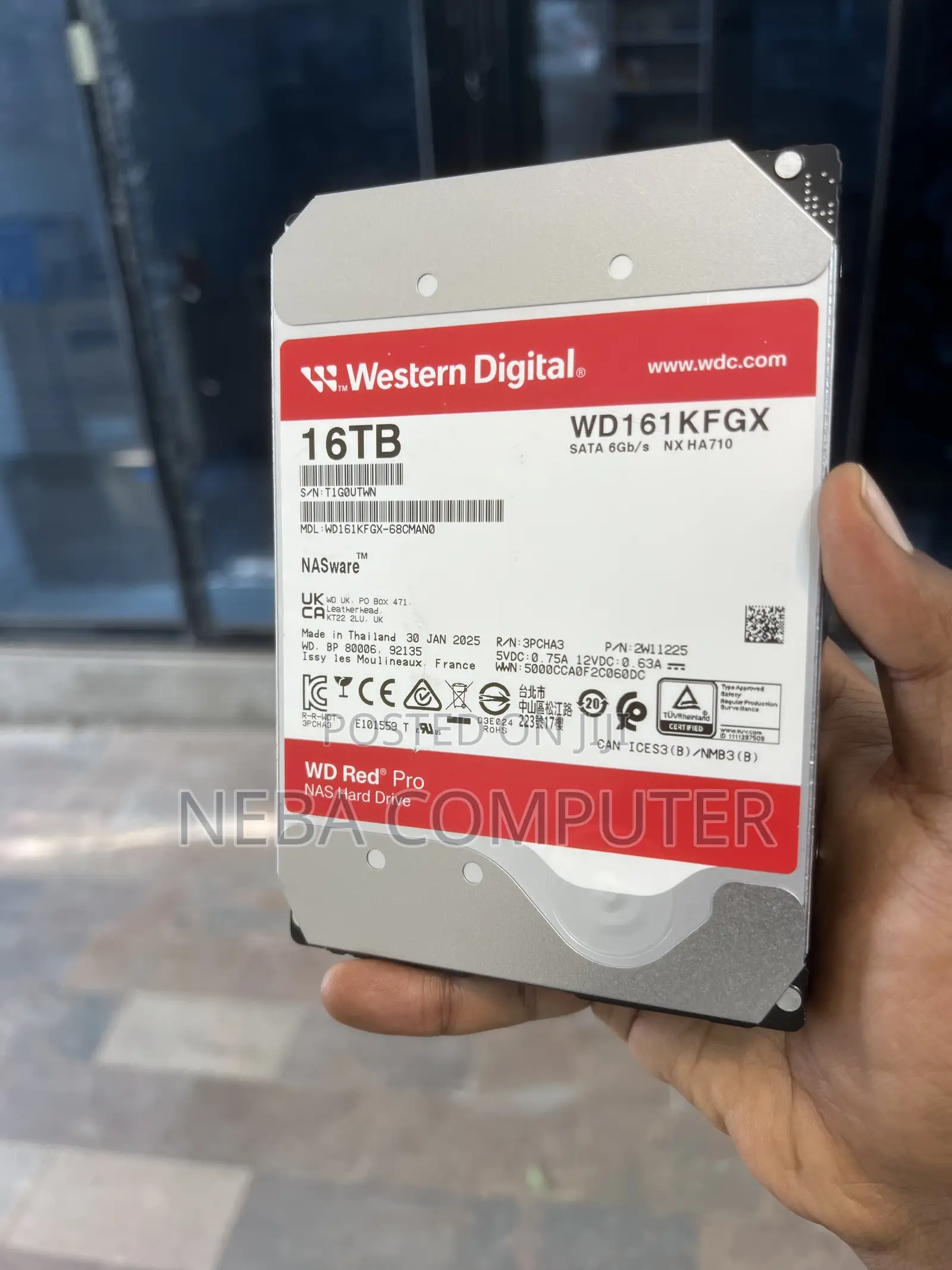 Wd Red Pro 16tb Nas HDD