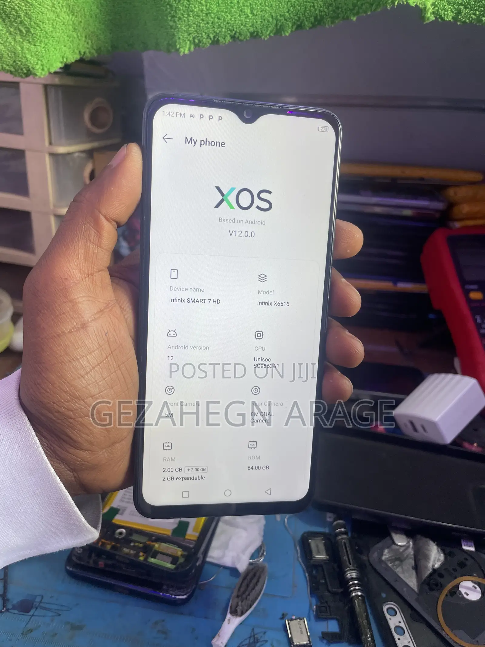 Infinix Smart 7 HD 64 GB Blue