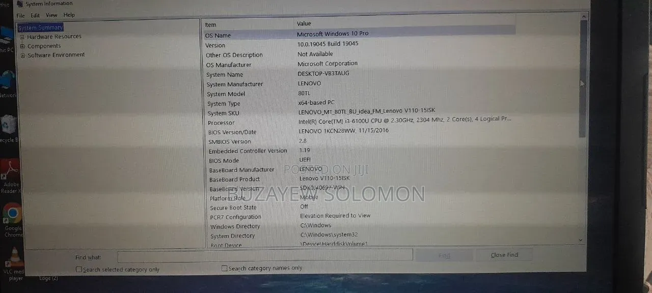 Laptop Lenovo V110 4GB Intel Core i3 HDD 500GB