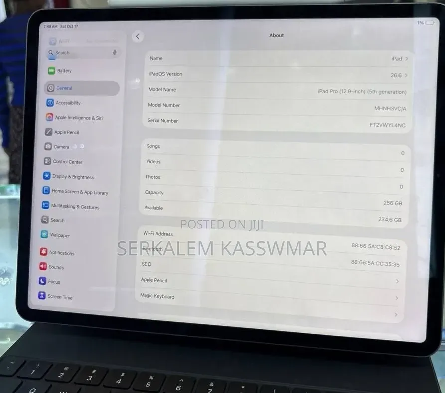 New Apple iPad Pro 13 (2024) 256 GB Gray