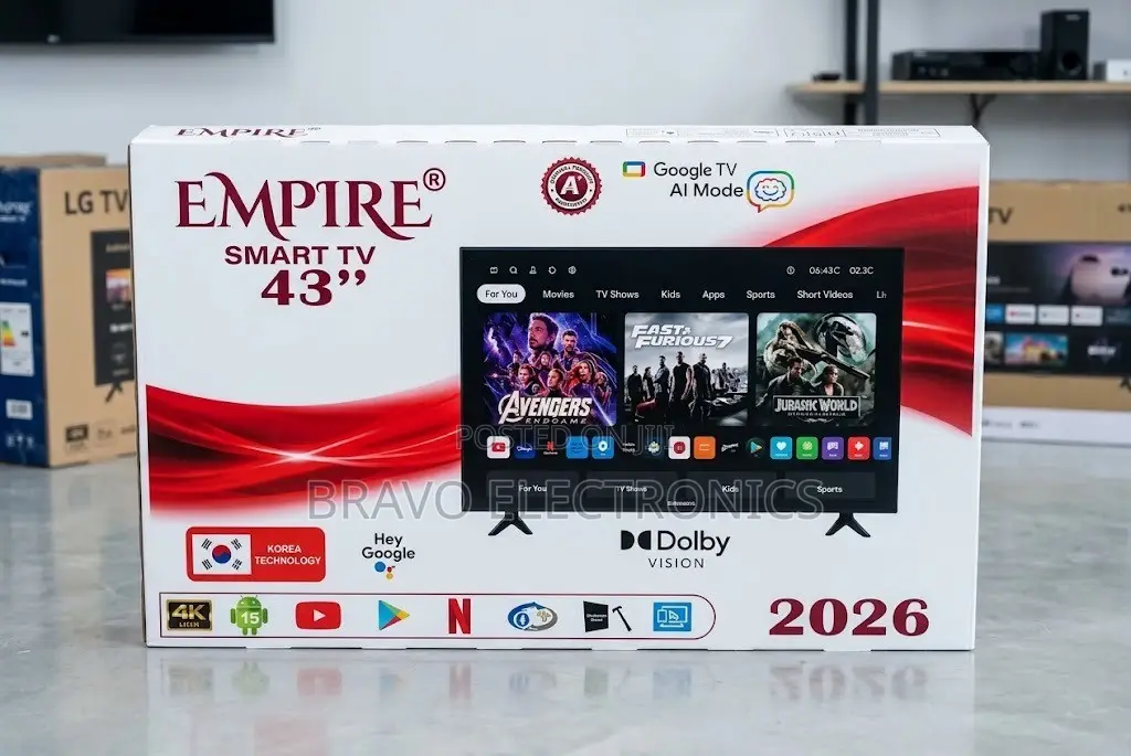 Empire 43” Smart TV | 4k | Google TV | Dolby Vision (2026)