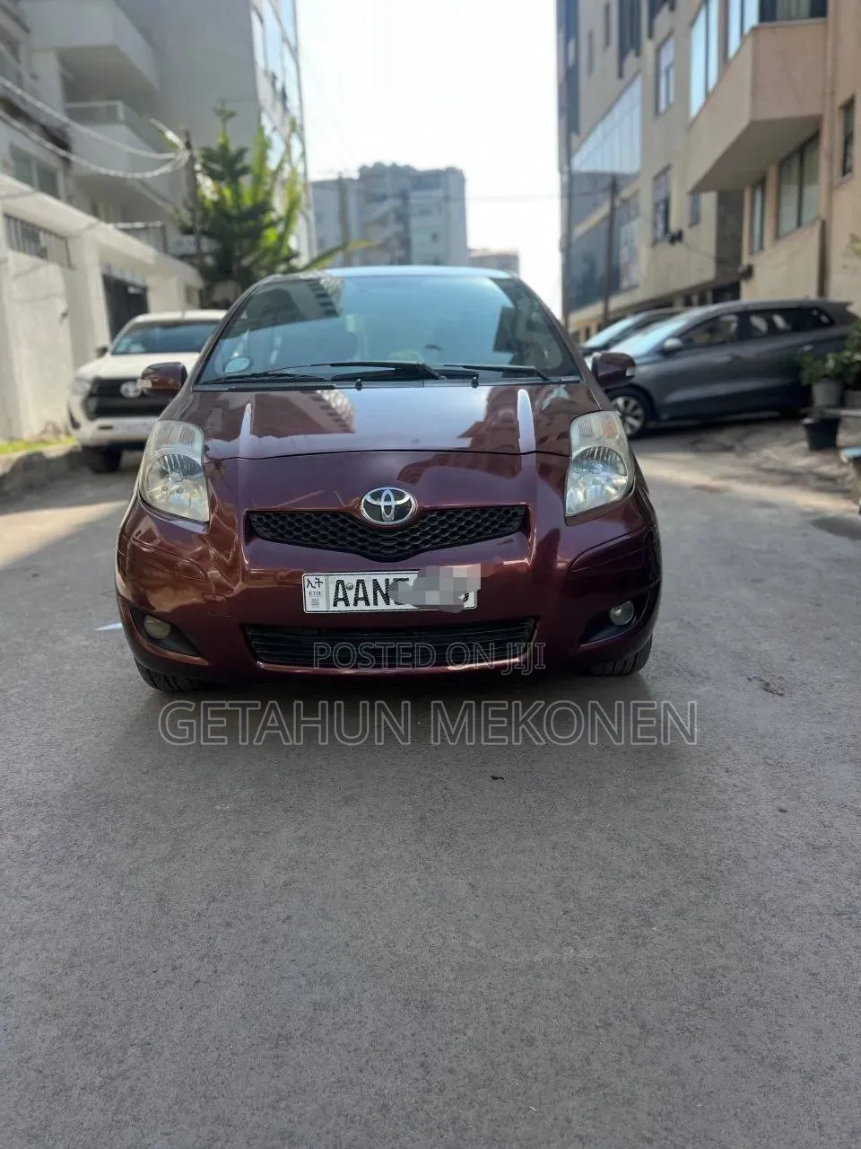 Toyota Yaris 2010 Burgundy