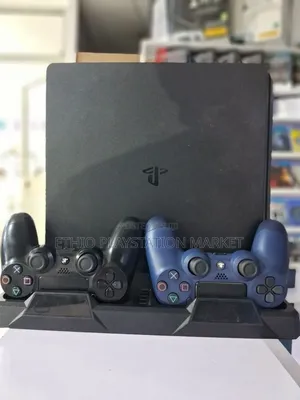  PS4 Slim Black Edition  | 2 Controllers| Amazing Gaming Deal!