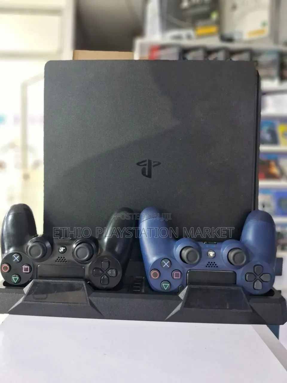  PS4 Slim Black Edition  | 2 Controllers| Amazing Gaming Deal!