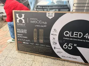 ▣x-Peria 65" Webos Hub▣new 2026▣qled 4k▣free Delivery▣10year Warranty