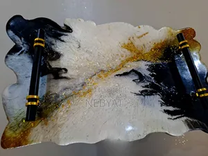 Epoxy Resin: Serving Tray (ለሻይ፣ለቡና)