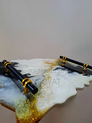 Epoxy Resin: Serving Tray (ለሻይ፣ለቡና)