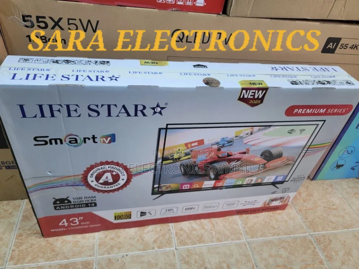 ☆life Star 43" New 2026 4k Smart TV ◈ Free Delivery ◈ 5-Year Warranty