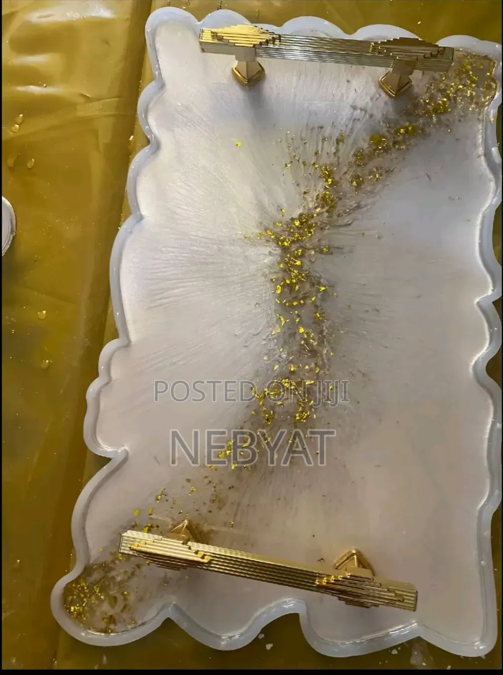 Epoxy Resin: Serving Tray (ለሻይ፣ለቡና)