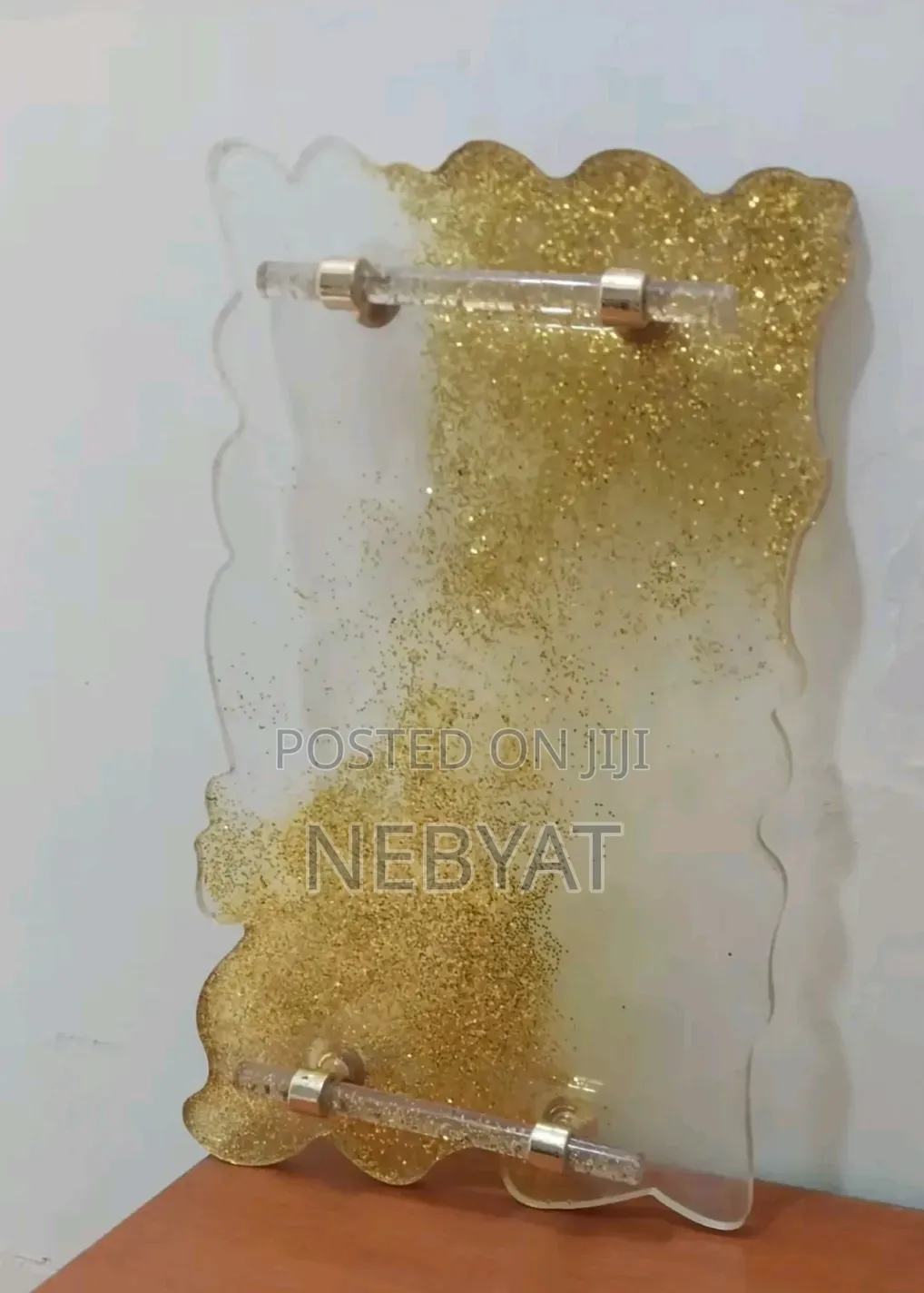 Epoxy Resin: Serving Tray (ለሻይ፣ለቡና)