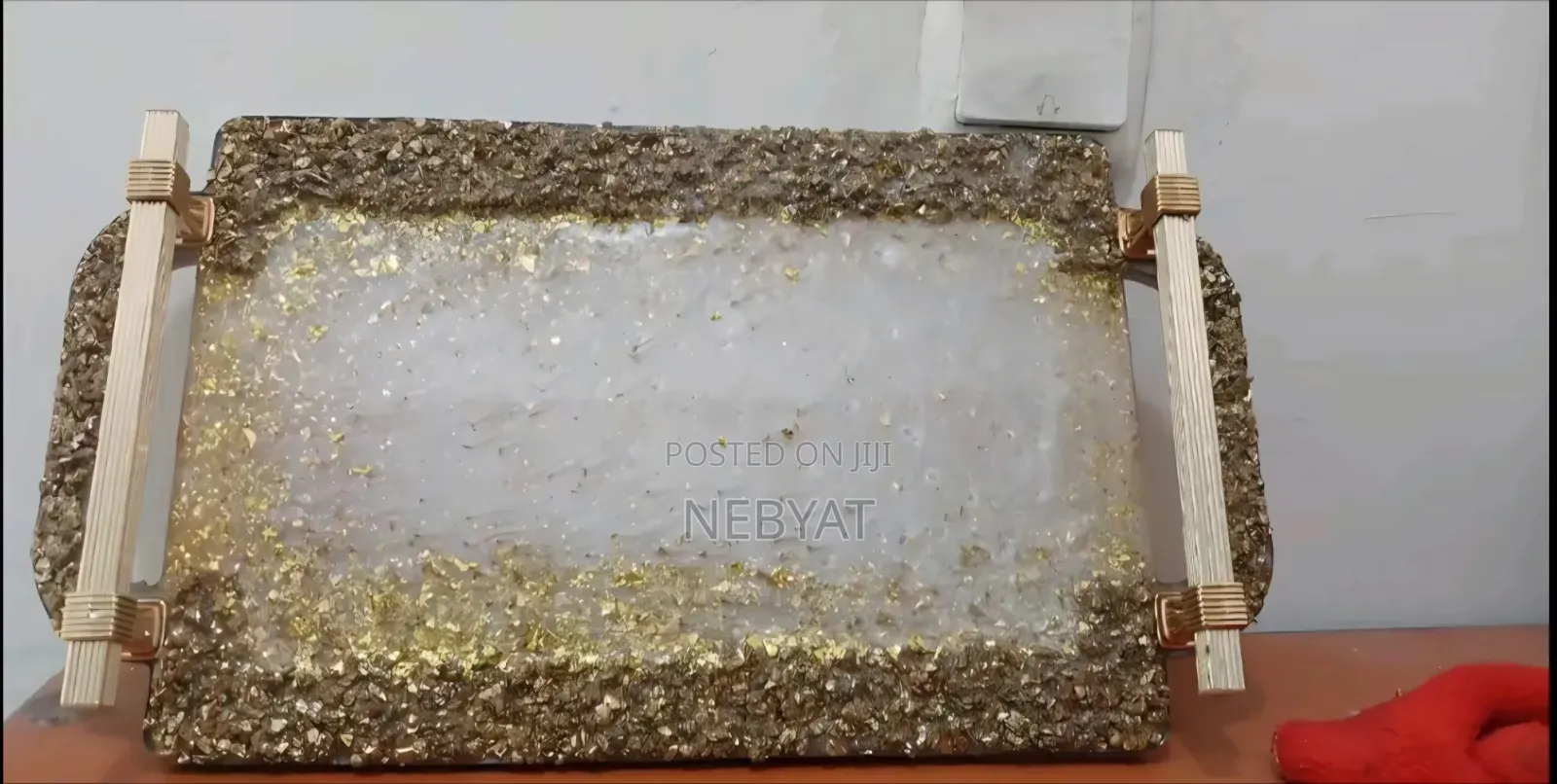 Epoxy Resin: Serving Tray (ለሻይ፣ለቡና)