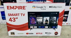 Empire 43 Inch TV Smart 4K Ultra HD Google TV Dolby Vision 2026 Model