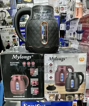 Mylongs Electric Kettle Boiler 2.0L – Diamond Design & Fast Boiling