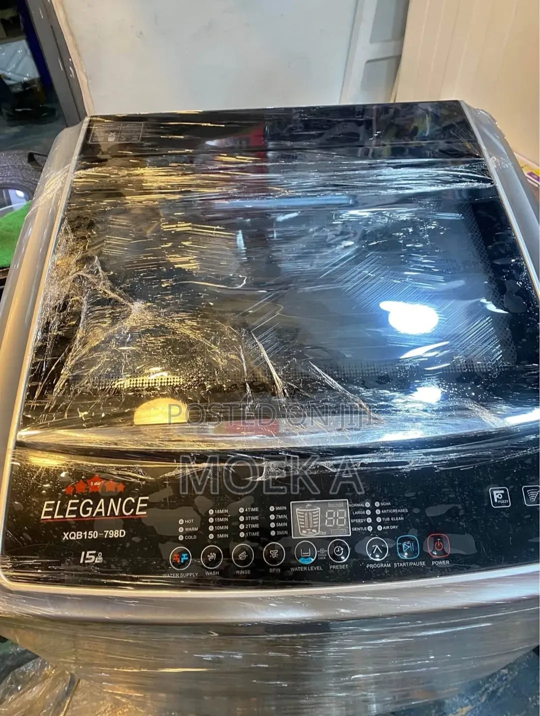 Elegance 15kg Automatic Washing Machine