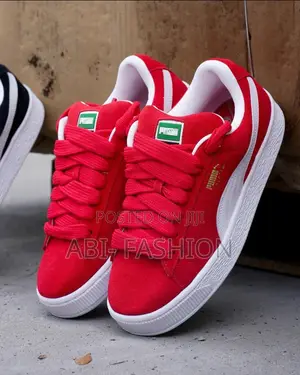 PUMA Suede XL California Red & White New Arrival