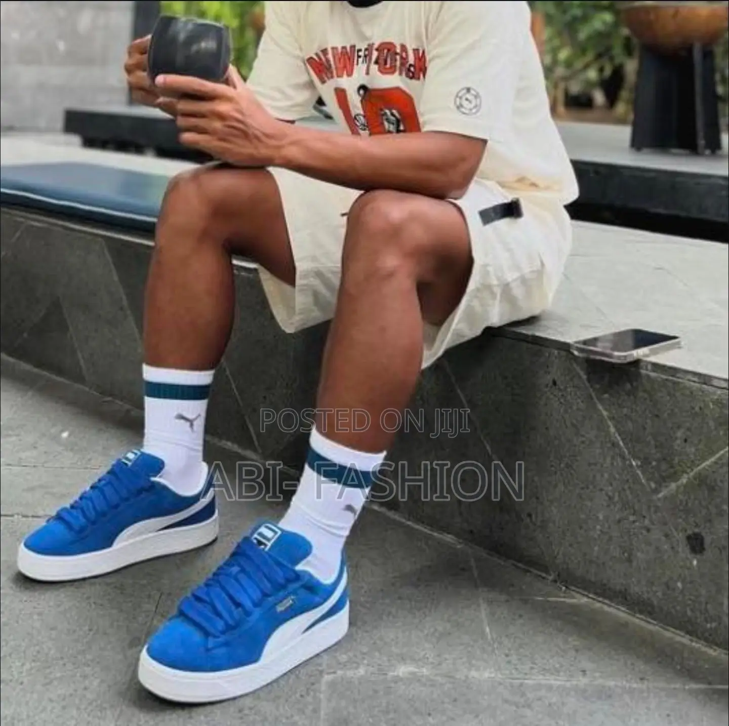 PUMA Suede XL California Blue & White | New Arrival