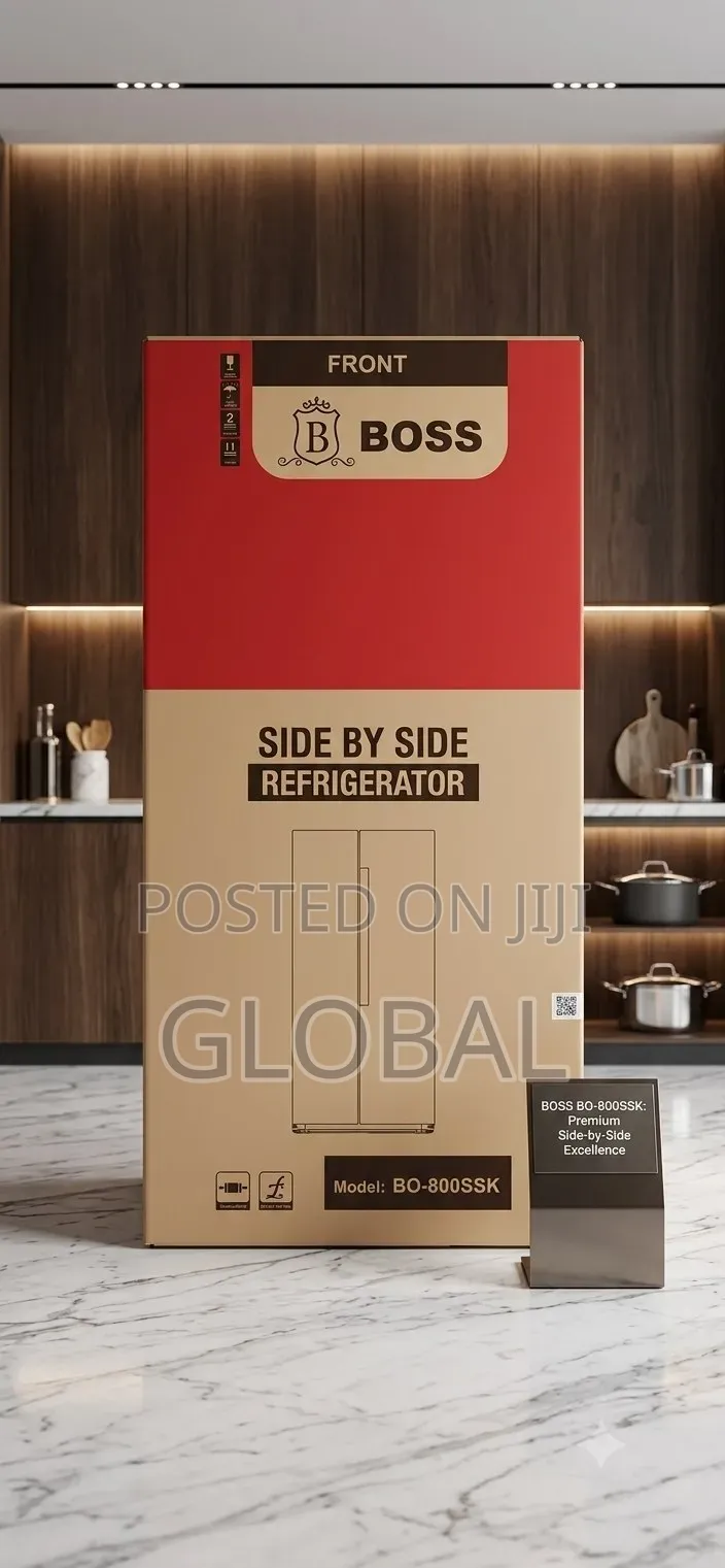 Boss Side by Side Premium Refrigerator