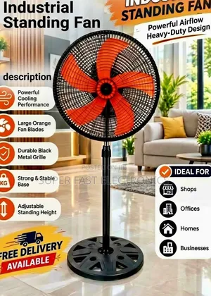Proud Standing Fan 18-Inch– Powerful Airflow, Adjustable Height