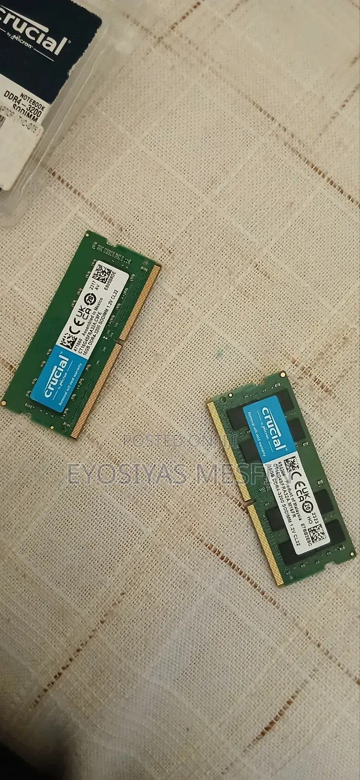DDR4 RAM (Double Data Rate 4 Synchronous Dynamic Random-Access Memory)