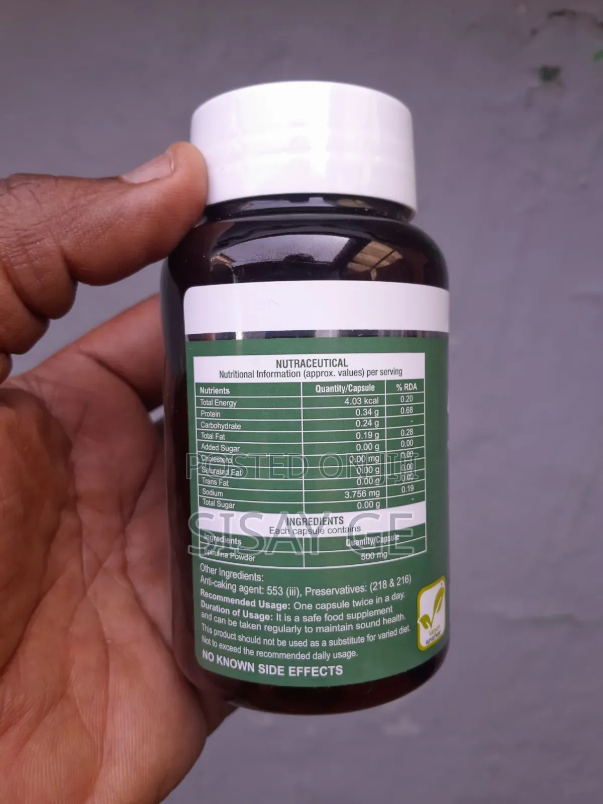 Spirulina for Shoulders Pain