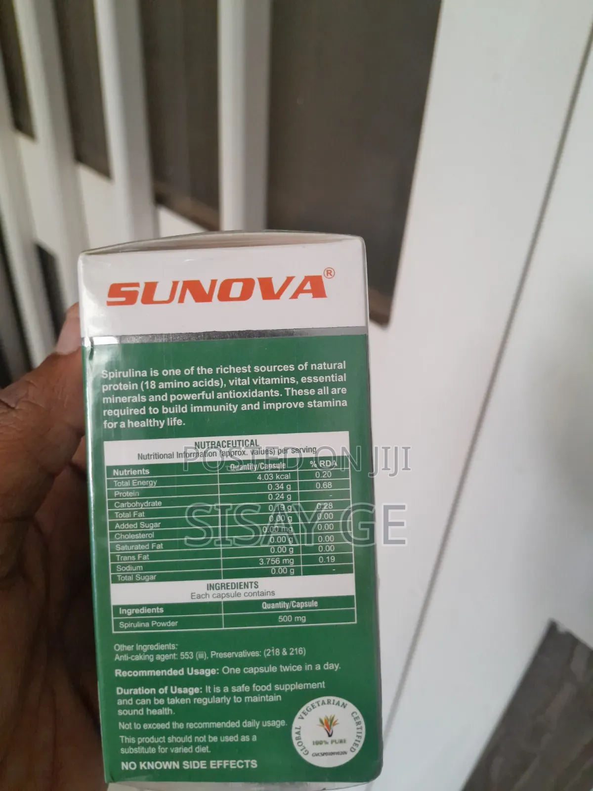 Spirulina for Shoulders Pain