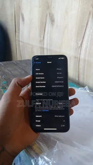Apple iPhone X 256 GB Black