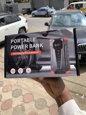 Car Jump Starter Power Bank With Tire Inflator