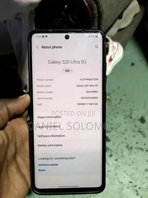 Samsung Galaxy S20 Ultra 5G 128 GB Black
