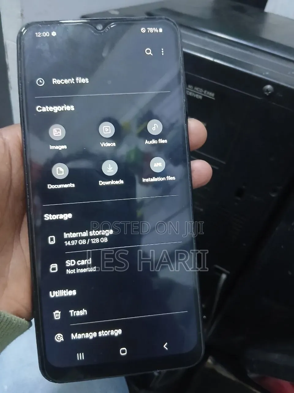 New Samsung Galaxy Wide 6 128 GB Black