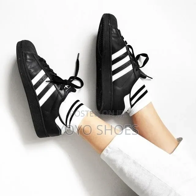 Adidas Superstar White/Black Multicolored Unisex Fashion Sneaker Shoe