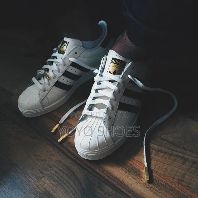 Adidas Superstar White/Black Multicolored Unisex Fashion Sneaker Shoe