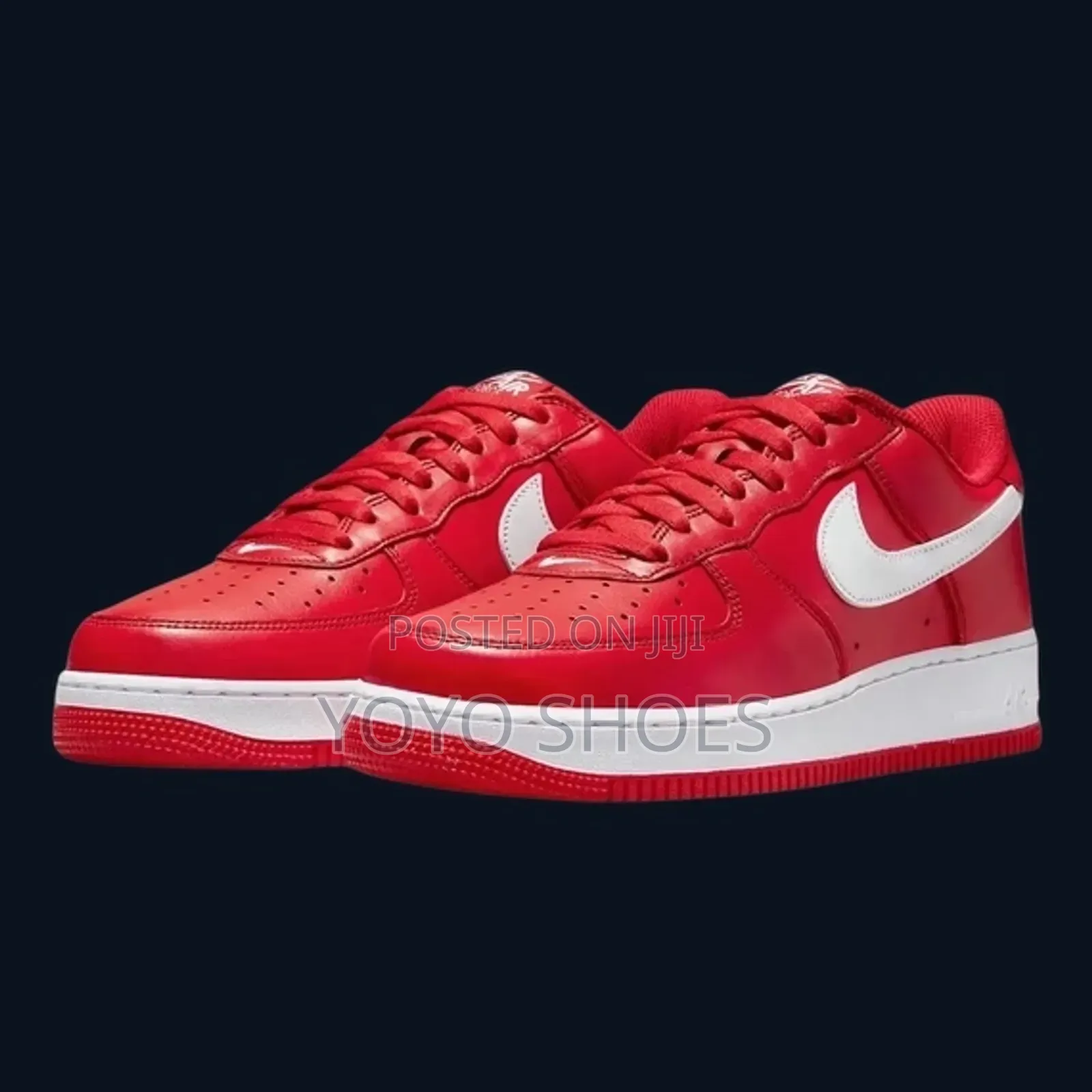 Nike Air Force 1 Low Retro QS "University Red" Unisex Sneaker Shoe