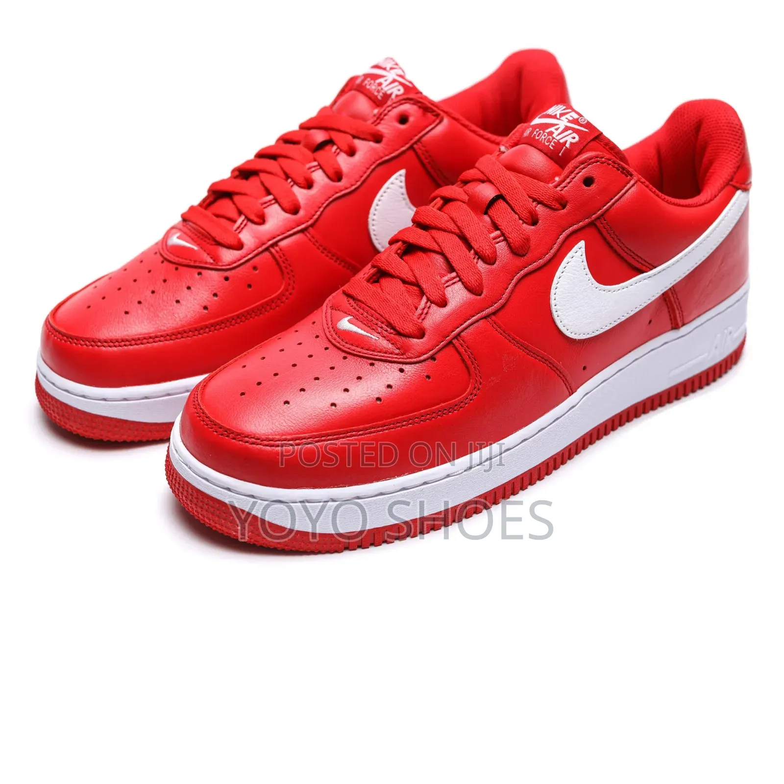Nike Air Force 1 Low Retro QS "University Red" Unisex Sneaker Shoe