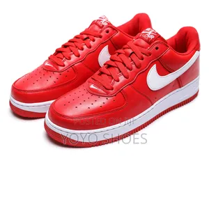 Nike Air Force 1 Low Retro QS "University Red" Unisex Sneaker Shoe