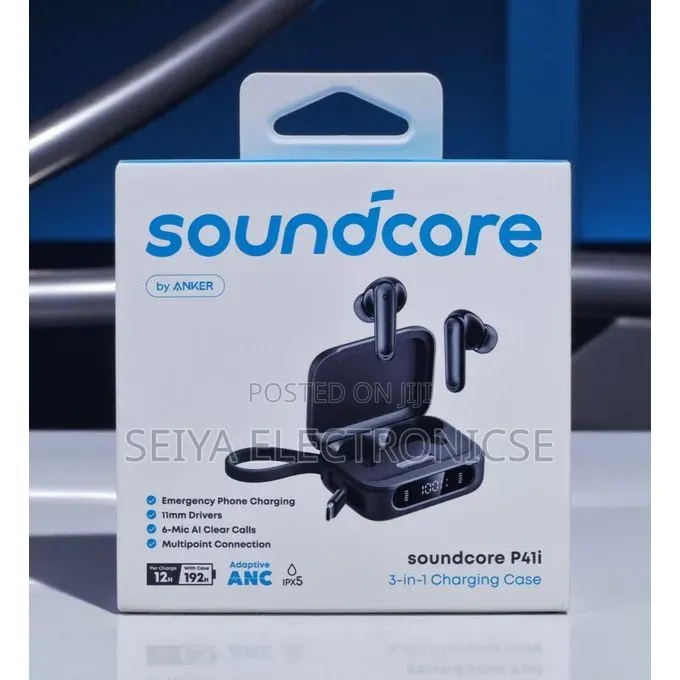 Soundcore P41i (Wireless Earbuds + Power Bank – Original & Brand New
