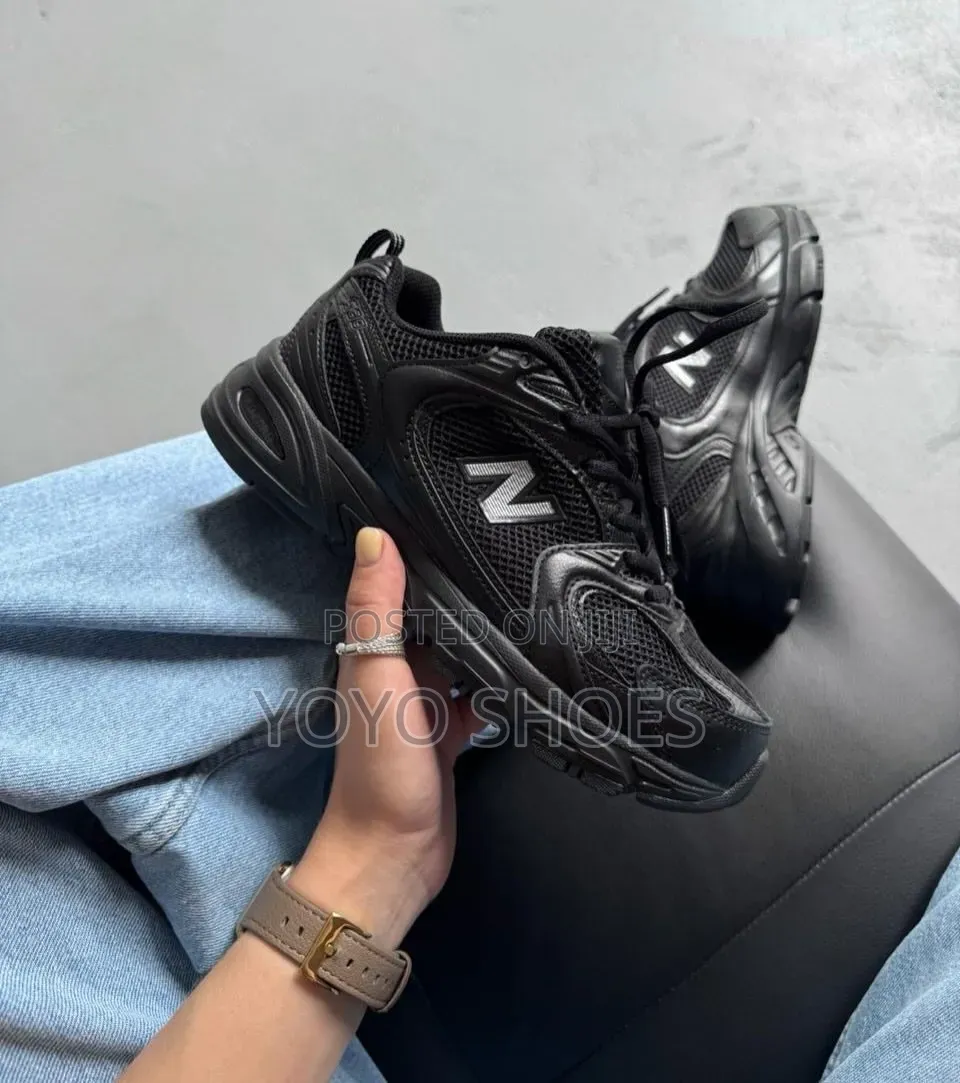 New Balance 530 "Triple Black" Unisex Fashion Sneaker Shoe