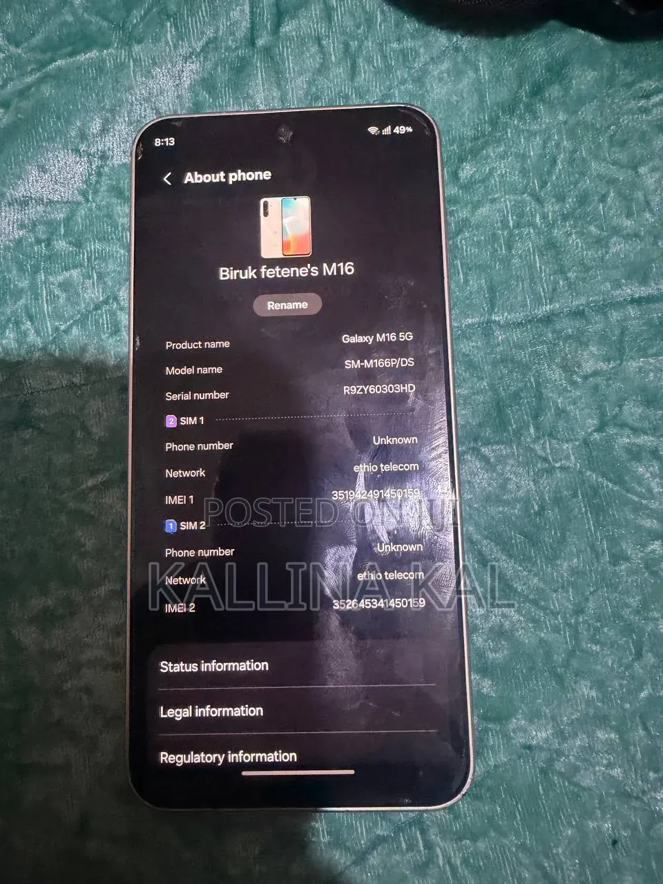 Samsung Galaxy M16 128 GB Pink