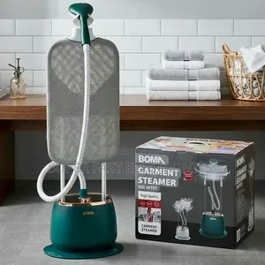 BOMA Garment Steamer With Built-in Mesh Ironing Board – Deep Green